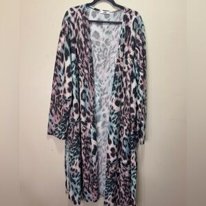 Geegee Animal Print Cardigan